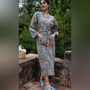 COPY - Bohemian Cotton Kimono/ Robe. One size fits all. New with tags.